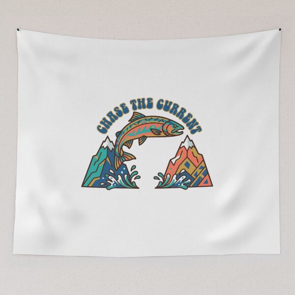 Item preview, Save the Current Fishing Trout designed and sold by AliveStyle.