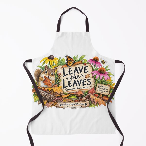Item preview, Leave the Leaves | Someone Lives Here Wildlife Habitat designed and sold by Whiskered Garden Studio.