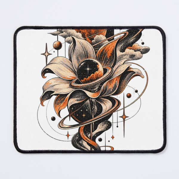 Item preview, Cosmic Bloom Retro Space Art designed and sold by moditeck.