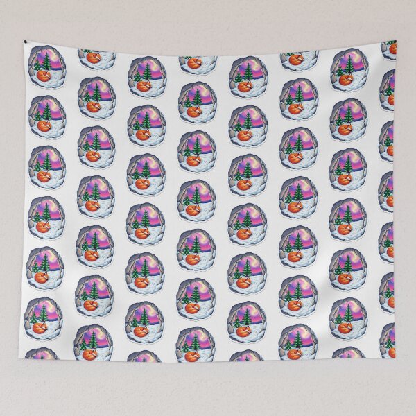 Item preview, Pixel Aurora Fox Den designed and sold by One More Run.