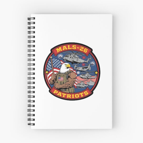 Item preview, US Marine Corps MALS-26 "Patriots" Aviation Support Patch designed and sold by CharlieDesings.