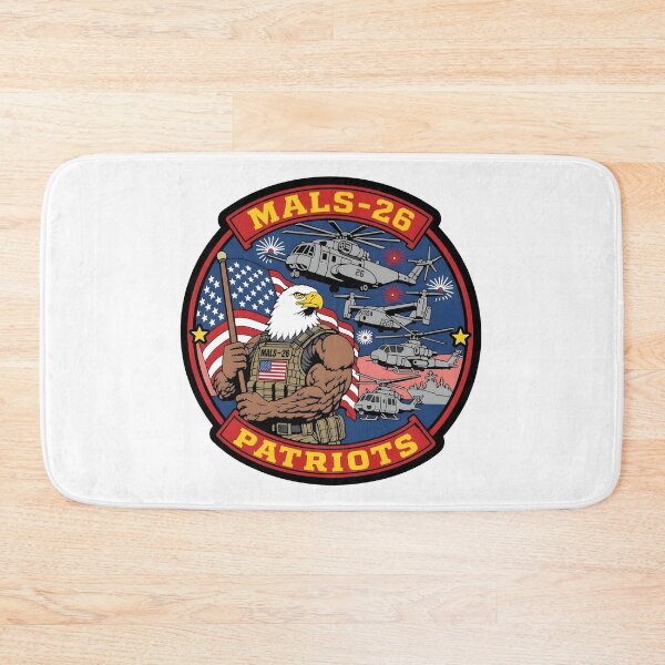 Item preview, US Marine Corps MALS-26 "Patriots" Aviation Support Patch designed and sold by CharlieDesings.