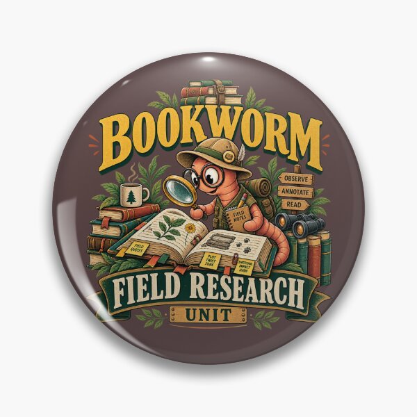 Item preview, Bookworm Field Research Unit Bookish Reader designed and sold by PunchDrop.