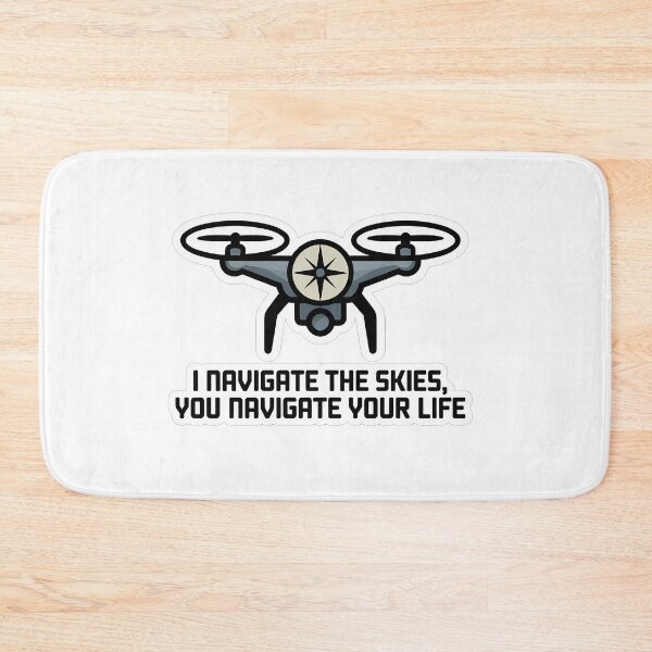 Item preview, Drone Pilot Compass Silhouette designed and sold by NiftyWrx.