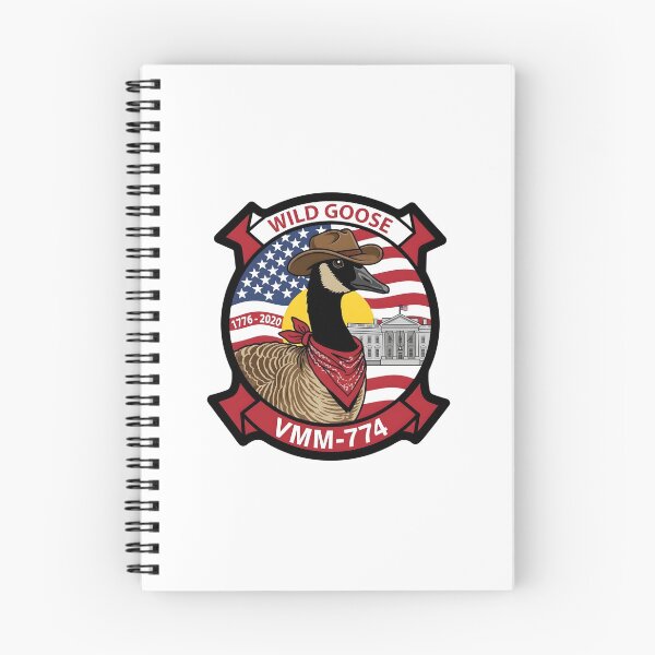Item preview, US Marine Corps VMM-774 "Wild Goose" Squadron Patch designed and sold by CharlieDesings.