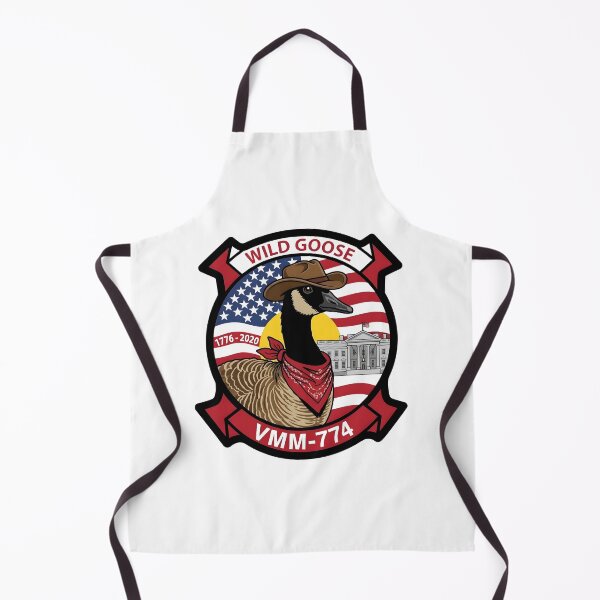 Item preview, US Marine Corps VMM-774 "Wild Goose" Squadron Patch designed and sold by CharlieDesings.