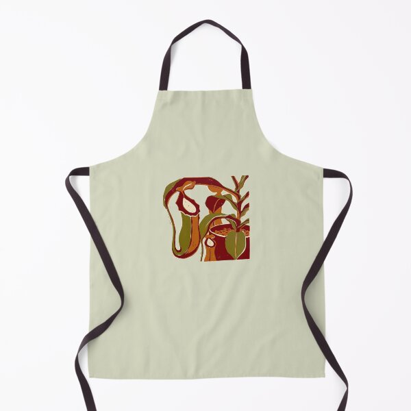 Item preview, Pitcher Plant Carnivorous Botanical Linocut Block Print Art designed and sold by KiwiRider.