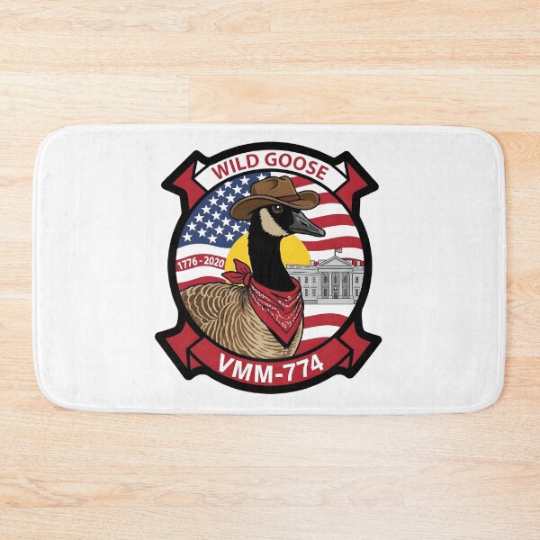 Item preview, US Marine Corps VMM-774 "Wild Goose" Squadron Patch designed and sold by CharlieDesings.