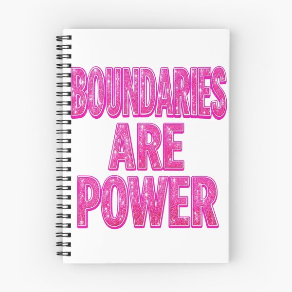Item preview, Boundaries Are Power Empowering Pink Quote  designed and sold by LC&LCPlatform.