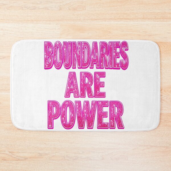 Item preview, Boundaries Are Power Empowering Pink Quote  designed and sold by LC&LCPlatform.