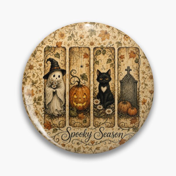 Item preview, Vintage Spooky Season Botanical Halloween designed and sold by Rohan132.
