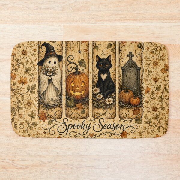 Item preview, Vintage Spooky Season Botanical Halloween designed and sold by Rohan132.