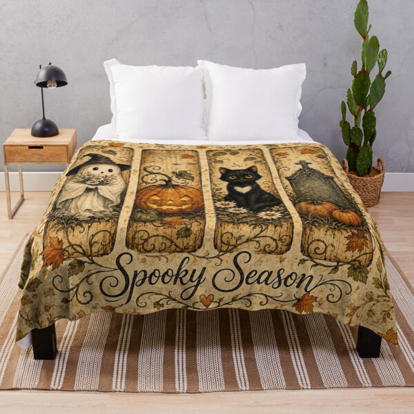 Item preview, Vintage Spooky Season Botanical Halloween designed and sold by Rohan132.