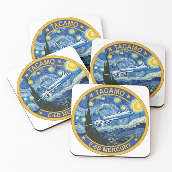 Item preview, US Navy E-6B Mercury TACAMO Starry Night Patch designed and sold by CharlieDesings.