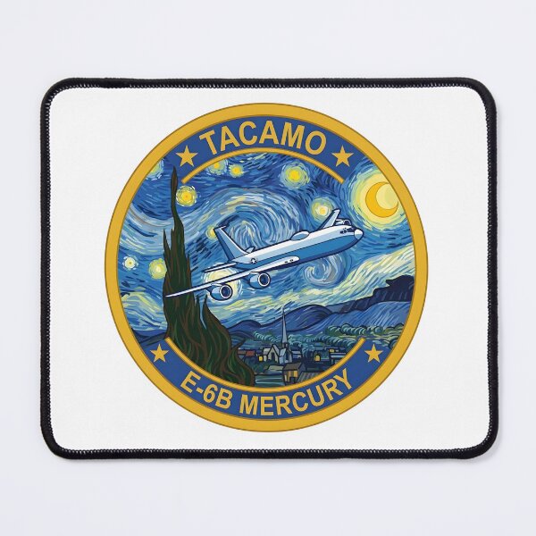 Item preview, US Navy E-6B Mercury TACAMO Starry Night Patch designed and sold by CharlieDesings.