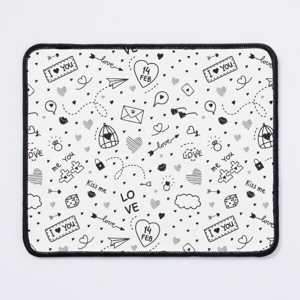 Item preview, Valentines Day Doodle Pattern designed and sold by IrynaAlex.