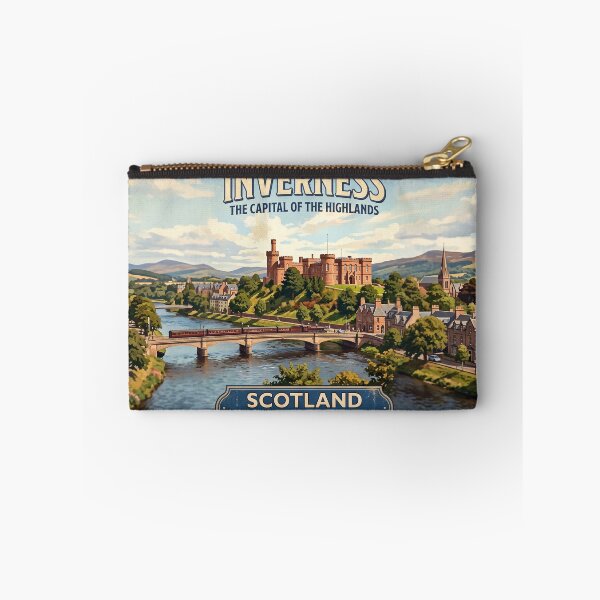 Item preview, Vintage Inverness Scotland Railway Travel Poster designed and sold by ArtworkNorth.