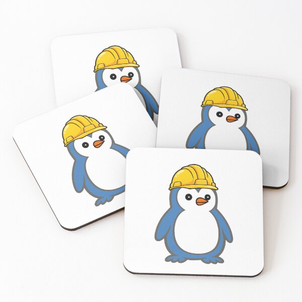 Item preview, Construction worker Pippo – Funny penguin with construction helmet for craftsmen & construction sites Humor designed and sold by Pippo-Penguin.