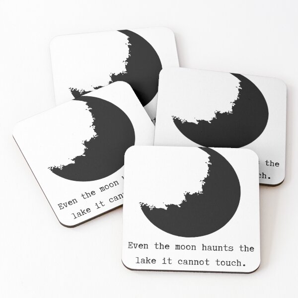 Item preview, Even The Moon Haunts The Lake - Dark Academia Aesthetic Quote designed and sold by NinaCorner.