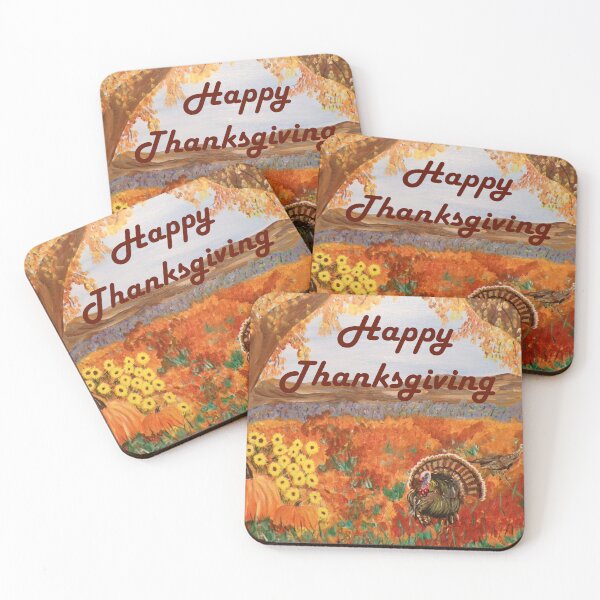 Item preview, Happy Thanksgiving designed and sold by SquaresArt.