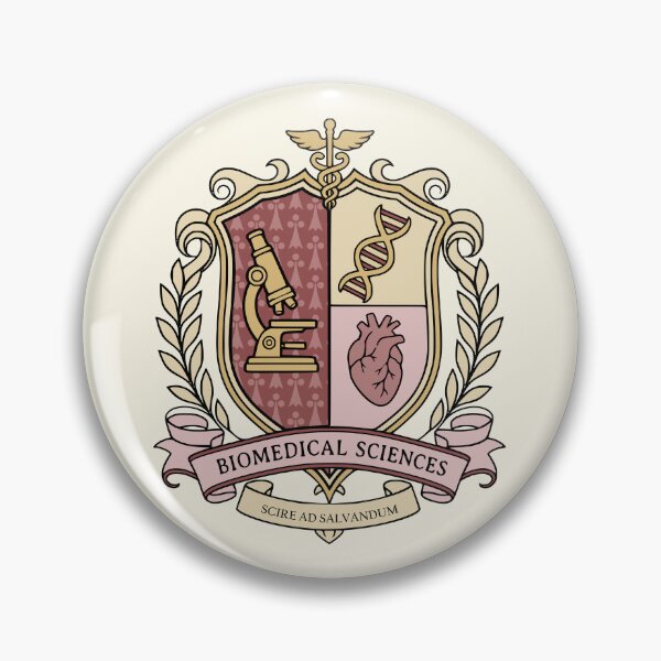 Item preview, Biomedical Sciences Crest - Science Coat of Arms designed and sold by MicroMarket.