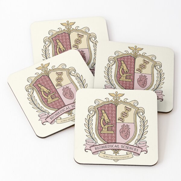 Item preview, Biomedical Sciences Crest - Science Coat of Arms designed and sold by MicroMarket.