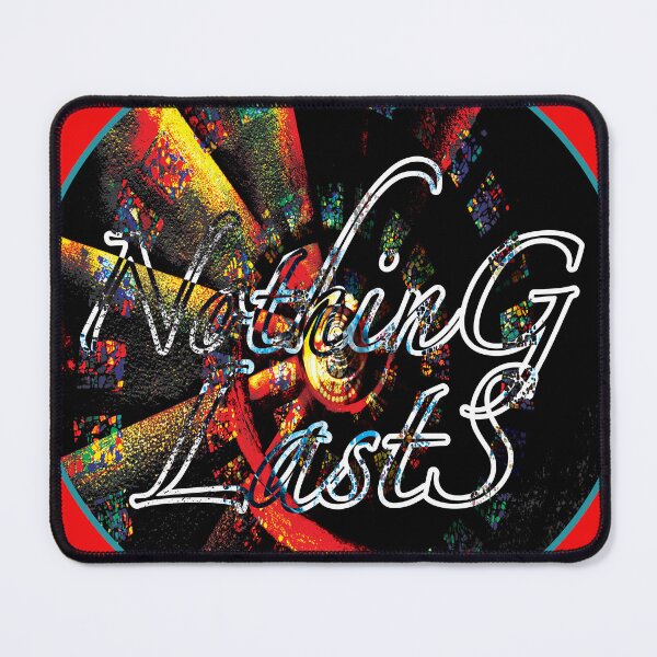 Item preview, Nothing Lasts Stained Glass Mosaic Quote Ar designed and sold by NornAxiom.