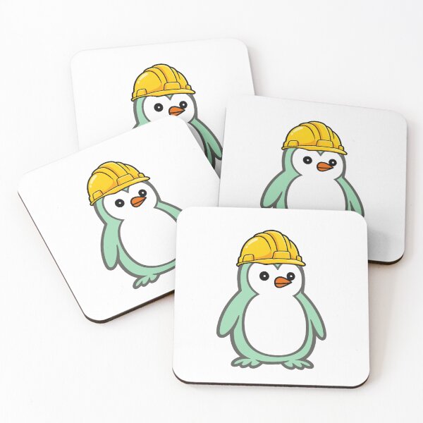 Item preview, Construction worker Pippo – Funny penguin with construction helmet for craftsmen & construction sites Humor designed and sold by Pippo-Penguin.
