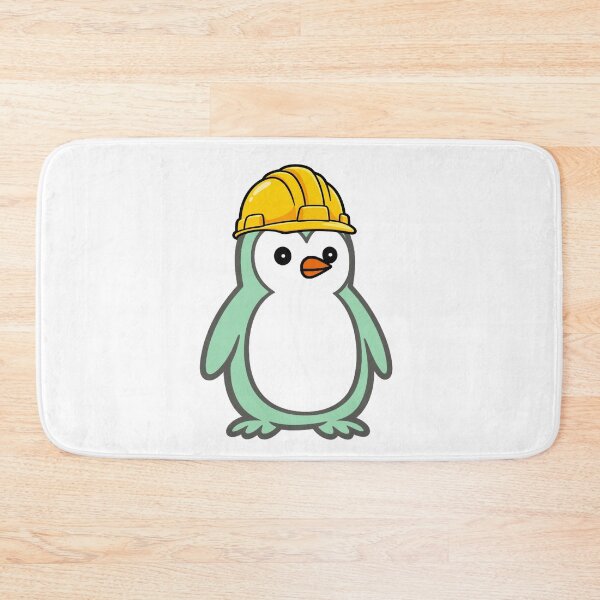Item preview, Construction worker Pippo – Funny penguin with construction helmet for craftsmen & construction sites Humor designed and sold by Pippo-Penguin.