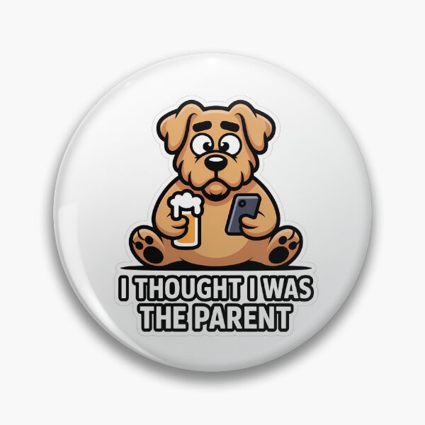 Item preview, Confused Dog Dad with Beer designed and sold by NiftyWrx.
