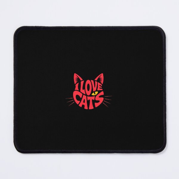 Item preview, I Love Cats - Retro Typography designed and sold by Velouria Universe.