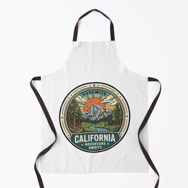 Item preview, Retro Yosemite California Adventure Awaits Camping Travel Graphic designed and sold by Paper Drip.