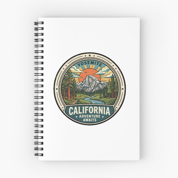 Item preview, Retro Yosemite California Adventure Awaits Camping Travel Graphic designed and sold by Paper Drip.