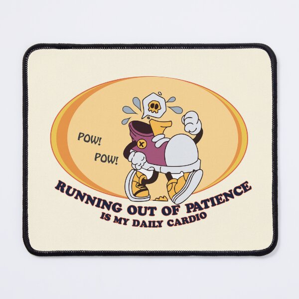 Item preview, Running Out Of Patience Is My Daily Cardio Retro Vintage designed and sold by Joshbrowny.