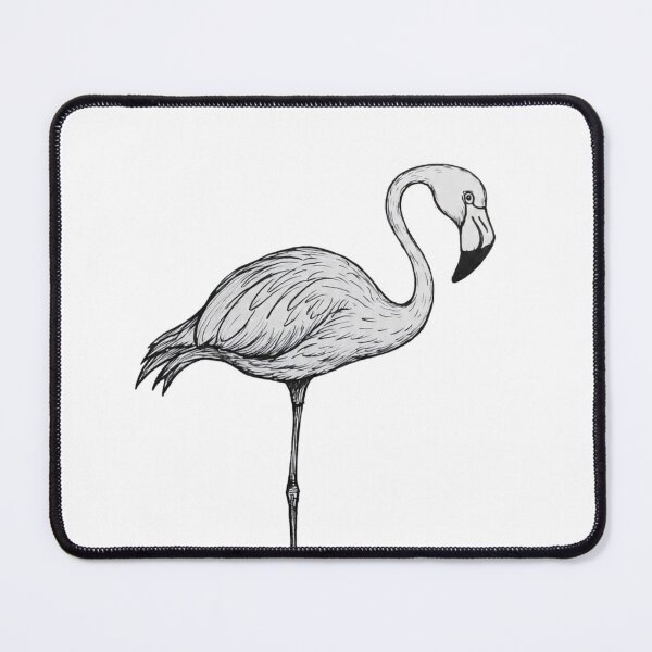Item preview, Minimal Flamingo Line Art Illustration designed and sold by Print Print On.