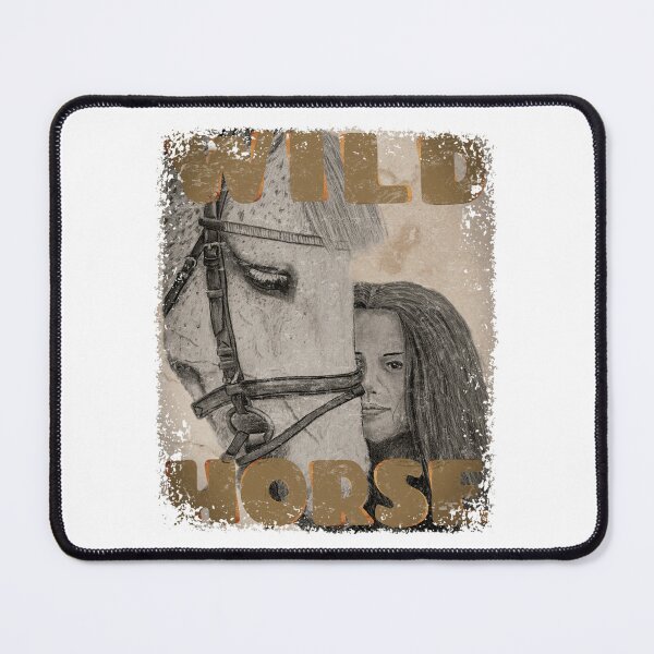 Item preview, WILD HORSE — Vintage Equestrian Western Art designed and sold by RonnyMilleo.