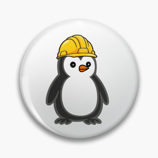 Item preview, Construction worker Pippo – Funny penguin with construction helmet for craftsmen & construction sites Humor designed and sold by Pippo-Penguin.