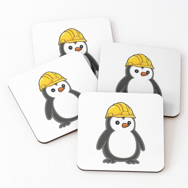 Item preview, Construction worker Pippo – Funny penguin with construction helmet for craftsmen & construction sites Humor designed and sold by Pippo-Penguin.