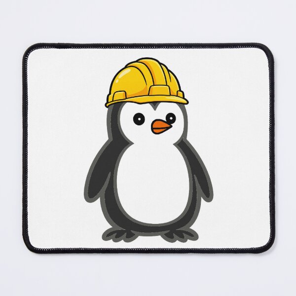 Item preview, Construction worker Pippo – Funny penguin with construction helmet for craftsmen & construction sites Humor designed and sold by Pippo-Penguin.