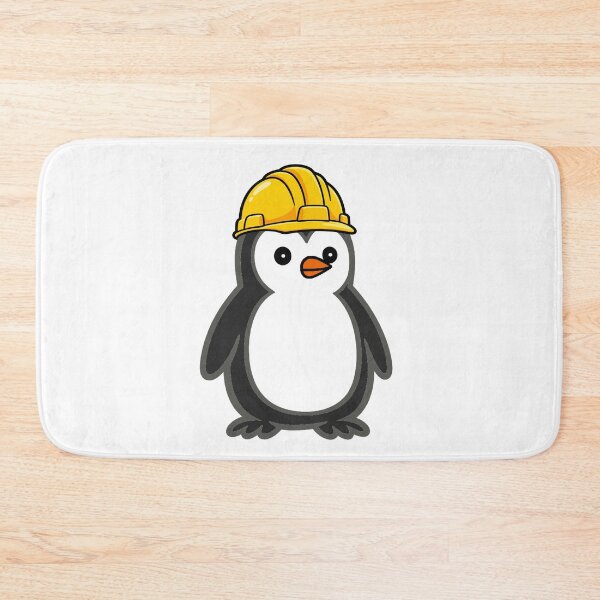 Item preview, Construction worker Pippo – Funny penguin with construction helmet for craftsmen & construction sites Humor designed and sold by Pippo-Penguin.