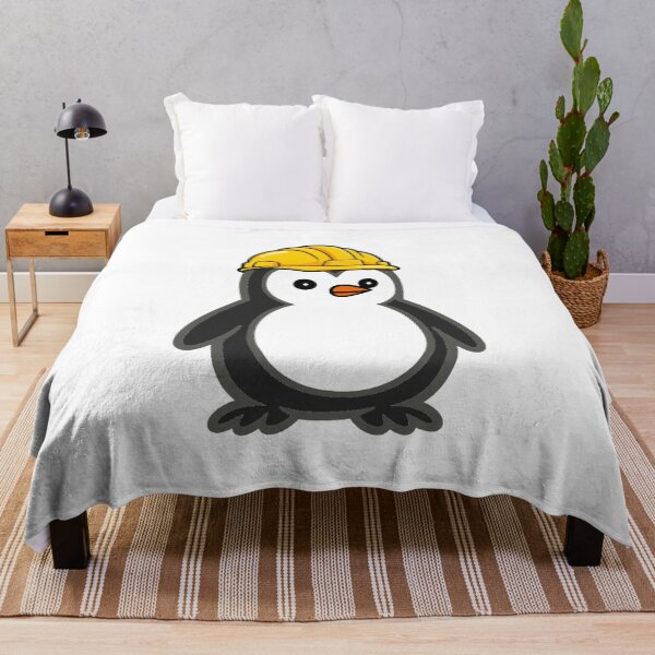 Item preview, Construction worker Pippo – Funny penguin with construction helmet for craftsmen & construction sites Humor designed and sold by Pippo-Penguin.
