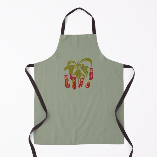 Item preview, Pitcher Plant Carnivorous Botanical Linocut Block Print Art designed and sold by KiwiRider.