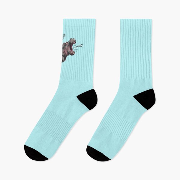 Item preview, Flying Hippo Roar - Funny Flying Hippopotamus designed and sold by chriswo-design.
