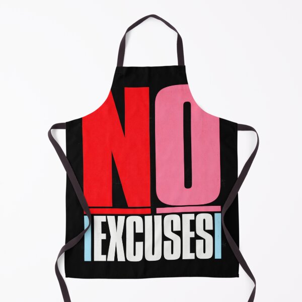 Item preview, No Excuses Bold Motivational Typography designed and sold by AndyGordon125.