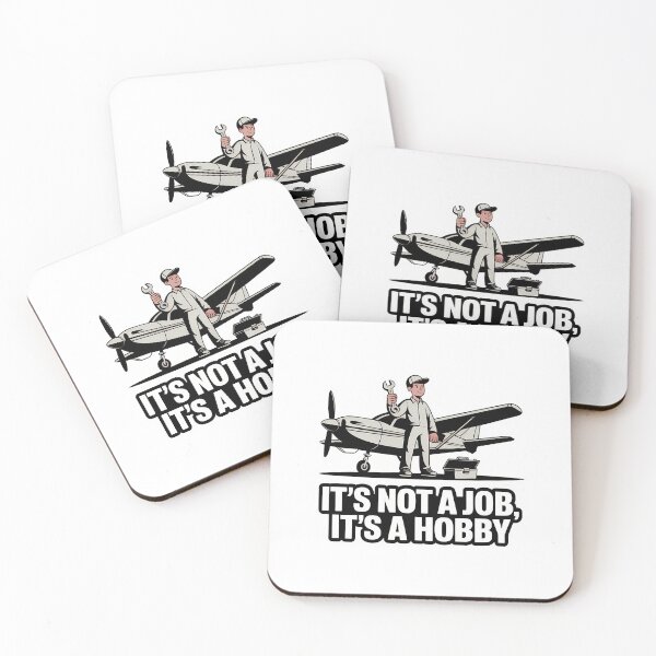 Item preview, Mechanic & Aircraft - Hobby Over Job designed and sold by NiftyWrx.