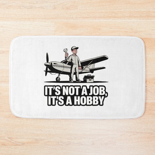 Item preview, Mechanic & Aircraft - Hobby Over Job designed and sold by NiftyWrx.