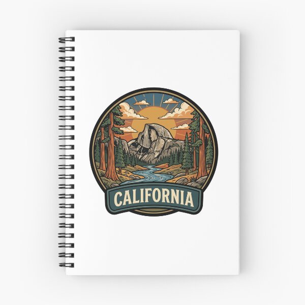 Item preview, Vintage California Yosemite National Park Half Dome Travel Badge designed and sold by Paper Drip.