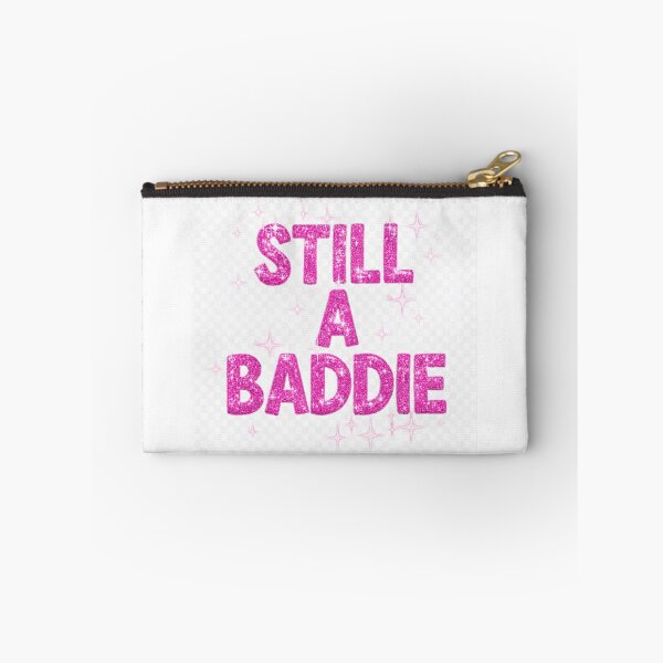 Item preview, still  a baddie pink glitter  quote  designed and sold by Bybushralab.