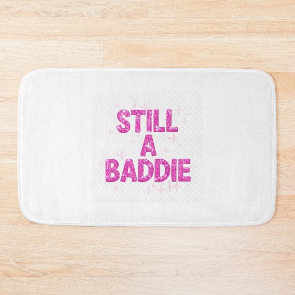 Item preview, still  a baddie pink glitter  quote  designed and sold by Bybushralab.