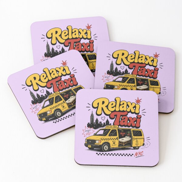 Item preview, Relaxi Taxi Friends Fan Art – Retro NYC Wellness Van Design - Friends TV Show Reference designed and sold by TheStephanieRome.